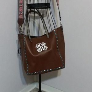 Monogrammed Guitar Strap Handbag